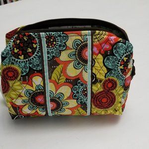 Vera Bradley Disney Parks Perfect Petals large cosmetic bag NWT